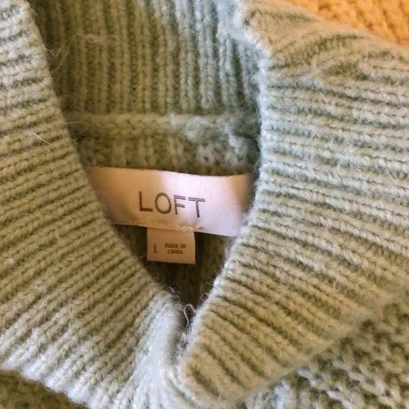 DONATED - Cozy Women's Sweater Collection - Blue, Yellow, Green - Picture 2 of 5